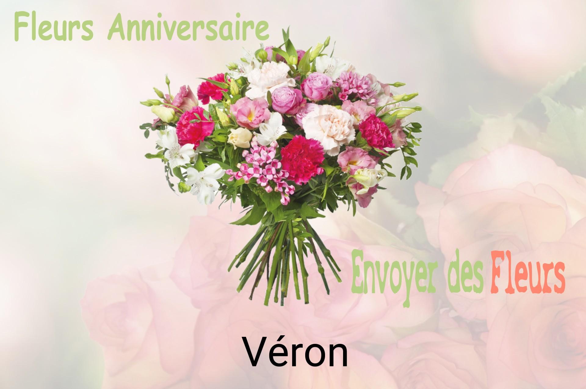 Bouquet de fleurs d’anniversaire livré à Véron